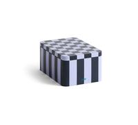 HAY Bote Tin Container small Dark blue-lavender