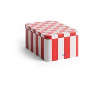 HAY Bote Tin Container small Red-off white