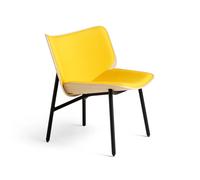 HAY Butaca lounge Dapper Steelcut trio 446 amarillo-roble-estructura negra