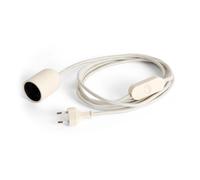 HAY Cable de lámpara Common Table 2.4 m Clay white