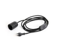 HAY Cable de lámpara Common Table Ø4.5 cm Soft black