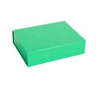 HAY Caja con tapa Colour Storage S 25.5x33 cm Vibrant green
