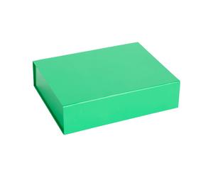HAY Caja con tapa Colour Storage S 25.5x33 cm Vibrant green
