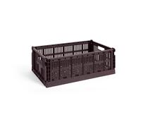 HAY Cesta Colour Crate L 34.5x53 cm Bordeaux