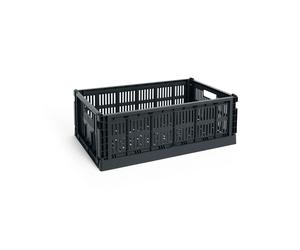 HAY Cesta Colour Crate L 34.5x53 cm Charcoal
