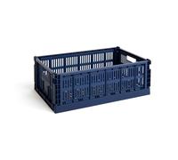 HAY Cesta Colour Crate L 34.5x53 cm Dark blue