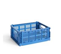 HAY Cesta Colour Crate M 26.5x34.5 cm Electric blue