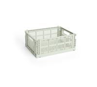 HAY Cesta Colour Crate M 26.5x34.5 cm Mint