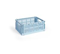 HAY Cesta Colour Crate M 26.5x34.5 cm Soft blue