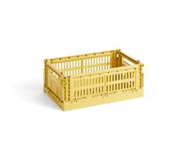 HAY Cesta Colour Crate S 17x26.5 cm Dusty yellow