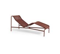 HAY Chaise longue Palissade Cord Iron red