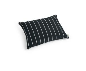 HAY Cojín Outdoor Market Black-beige. 45x35 cm