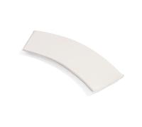 HAY Cojín para banco de parque con respaldo curvado hacia afuera Palissade Dining Cream white