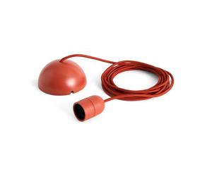 HAY E27 - Portalámparas colgante COMMON, rojo óxido, Ø 4,5 cm