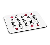 Hay Es No Uno I'D Rather Binge Reloj TV con Alfombra Ratón Ordenador PC