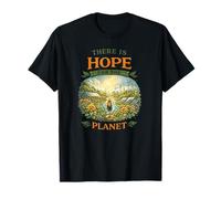 Hay Esperanza para el Planeta Solarpunk Día de la Tierra Vida Verde Camiseta