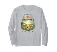 Hay Esperanza para el Planeta Solarpunk Día de la Tierra Vida Verde Manga Larga