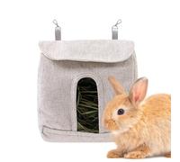Hay Feeder for Rabbits - Adjustable Rabbit Feeder for Guinea Pigs | S/M/L Hay Storage Bag with Hooks, Hay Storage for Small Animals, Rabbit Hay Feeder for Pet Care, Easy to Use Hay Holder