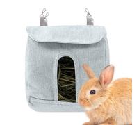 Hay Feeder for Rabbits - Adjustable Rabbit Feeder for Guinea Pigs | S/M/L Hay Storage Bag with Hooks, Hay Storage for Small Animals, Rabbit Hay Feeder for Pet Care, Easy to Use Hay Holder