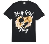 Hay Girl Hay Cow Calf Farm Life Country Woman Comfort Colors Adult Heavyweight T-Shirt