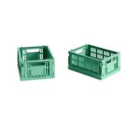 HAY HAY Colour Crate Mini 2-pack 13x17 cm Dark mint
