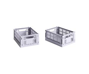 HAY HAY Colour Crate Mini 2-pack 13x17 cm Lavender