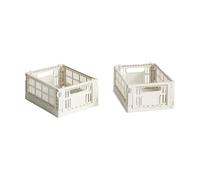 HAY HAY Colour Crate Mini 2-pack 13x17 cm Off white