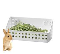 Hay Holder Feeder, Grass Storage Rack, Cage Accessory Set, Sturdy Wire Frame, Easy-Mount Design, Ideal for Small Animals Indoor Outdoor Chinchillas Hamsters Bunnies