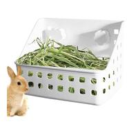 Hay Holder Feeder, Grass Storage Rack, Cage Accessory Set, Sturdy Wire Frame, Easy-Mount Design, Ideal for Small Animals Indoor Outdoor Chinchillas Hamsters Bunnies