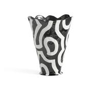 HAY Jarrón Jessica Hans Shadow 25 cm negro-blanco