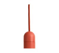 HAY Lámpara colgante Common Pendant Cord set Ø12 cm Rusty red