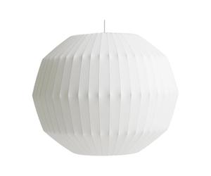 HAY Lámpara colgante Nelson Bubble Angled sphere L Off white