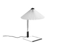 HAY Lámpara de mesa Matin table Ø30 cm White-steel