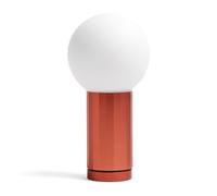 HAY Turn on lámpara mesa LED atenuador pie naranja