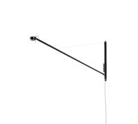 HAY Lámpara de pared Fifty-Fifty Soft black