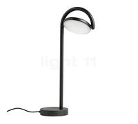 HAY Marselis, lámpara de sobremesa LED, negro