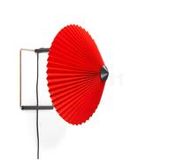 HAY Matin, lámpara de pared LED, rojo - ø30 cm