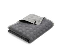 HAY Mega Dot colcha organic 235x245 cm Dark grey