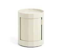 HAY Mesa auxiliar Facet Cabinet low pies/ruedas 49 cm Eggshell