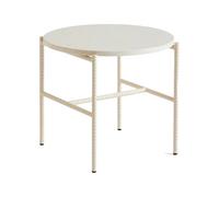 HAY Mesa auxiliar Rebar Ø45 cm Beige marble-alabaster