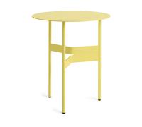 HAY Mesa auxiliar Shim coffee table Ø45 cm Custard