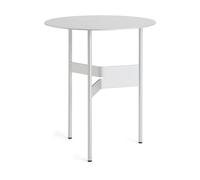 HAY Mesa auxiliar Shim coffee table Ø45 cm Silver grey