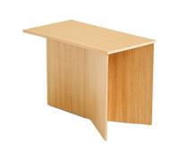 HAY Mesa auxiliar Slit Oblong 27.5x49 cm Lacquered oak
