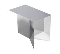 HAY Mesa auxiliar Slit Oblong 27.5x49 cm Mirror polished steel