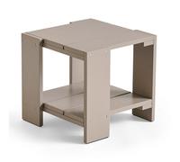 HAY Mesa Crate Side Table 49.5×49.5×45 cm pino lacado Niebla de Londres