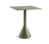 HAY Mesa cuadrada de café 65x65 cm Palissade Cone Olive