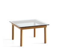 HAY Mesa de centro Kofi Oak-clear glass. 60 cm