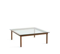 HAY Mesa de centro Kofi Walnut-clear glass. 100 cm