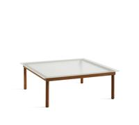 HAY Mesa de centro Kofi Walnut-ribbed glass. 100 cm
