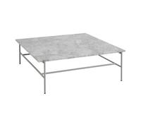 HAY Mesa de centro Rebar 100x104x33 cm Grey marble-fossil